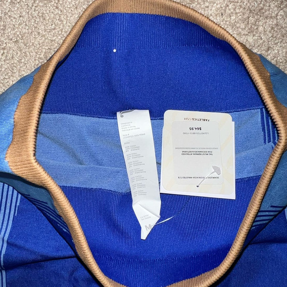 New Fabletics Unstoppable 2 piece seamless fusion outfit blue size M - Picture 6 of 11